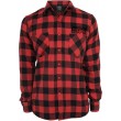 Dragstrip Kustom Checkered Lumber Jack Shirt in Black & Red